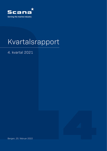 Miniature Scana ASA Rapport trimestriel 2021-q4