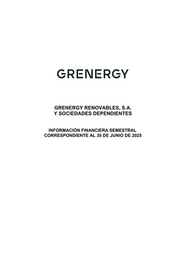 Thumbnail Grenergy Renovables Half-year Report 2025-h1