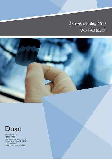 Thumbnail Doxa AB Annual Report 2018