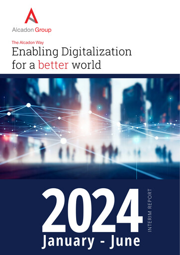 Thumbnail Alcadon Group AB Half-year Report 2024-h1