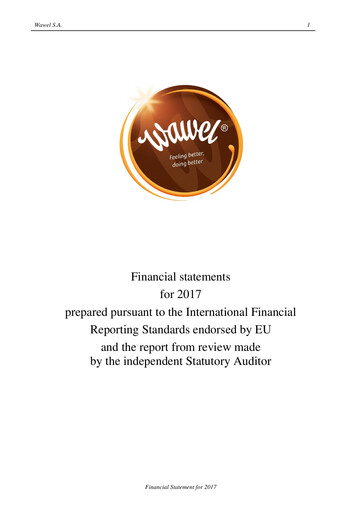 Thumbnail Wawel Financial Statement 2017