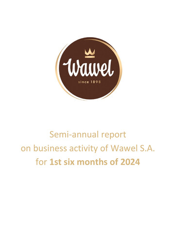 Thumbnail Wawel Half-year Report 2024-h1