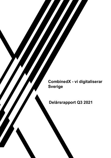 Vorschaubild CombinedX Quartalsbericht 2021-q3