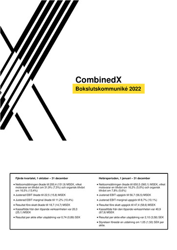 Vorschaubild CombinedX Quartalsbericht 2022-q4