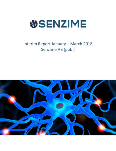 Thumbnail Senzime AB Quarterly Report 2018-q1