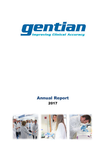 Vorschaubild Gentian Diagnostics ASA Jahresbericht 2017