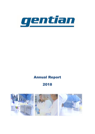 Thumbnail Gentian Diagnostics ASA Annual Report 2018
