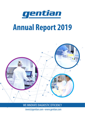 Thumbnail Gentian Diagnostics ASA Annual Report 2019
