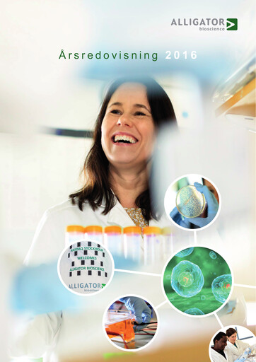 Thumbnail Alligator Bioscience AB Annual Report 2016