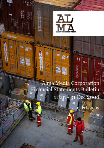 Thumbnail Alma Media Financial Statement 2008