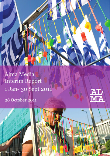 Thumbnail Alma Media Quarterly Report 2011-q3