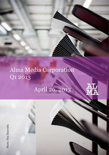 Thumbnail Alma Media Quarterly Report 2013-q1