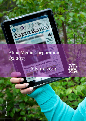 Thumbnail Alma Media Quarterly Report 2013-q2