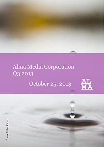 Thumbnail Alma Media Quarterly Report 2013-q3