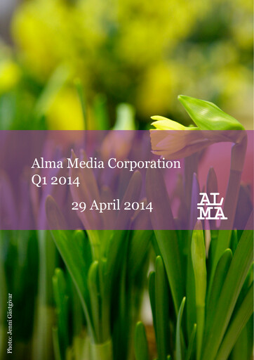 Thumbnail Alma Media Quarterly Report 2014-q1