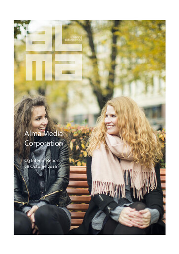 Thumbnail Alma Media Quarterly Report 2016-q3