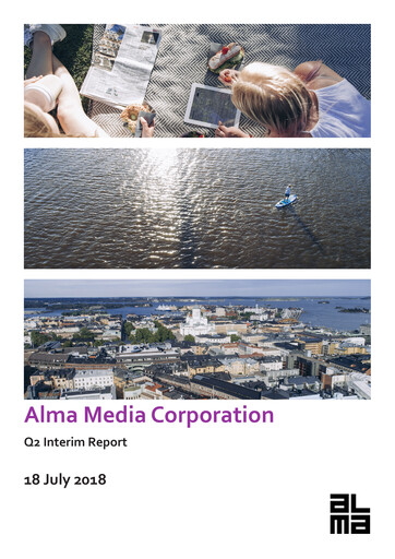 Thumbnail Alma Media Quarterly Report 2018-q2
