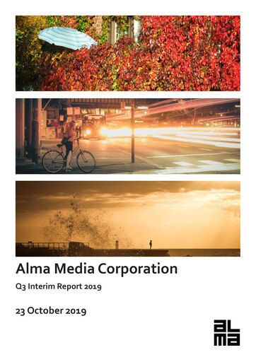Thumbnail Alma Media Quarterly Report 2019-q3