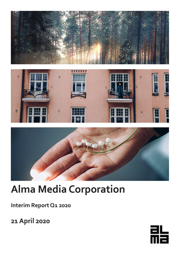 Thumbnail Alma Media Quarterly Report 2020-q1