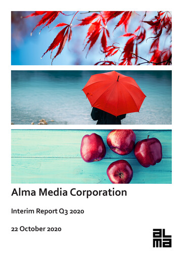 Thumbnail Alma Media Quarterly Report 2020-q3