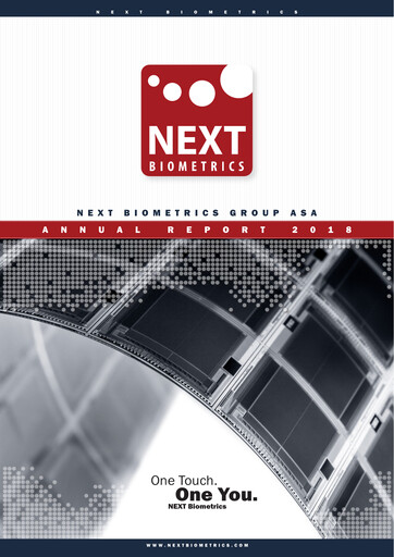 Vorschaubild NEXT Biometrics Group ASA Jahresbericht 2018