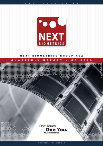 Vorschaubild NEXT Biometrics Group ASA Quartalsbericht 2019-q3