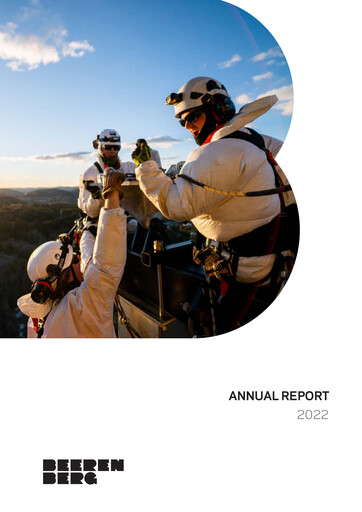 Thumbnail Beerenberg Annual Report 2022