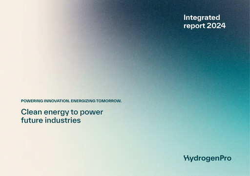 Miniature HydrogenPro ASA Rapport annuel 2024