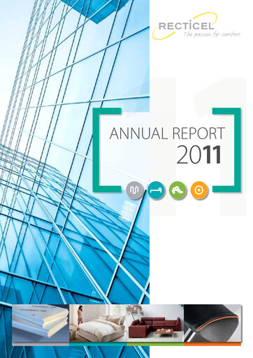 Thumbnail Recticel Annual Report 2011