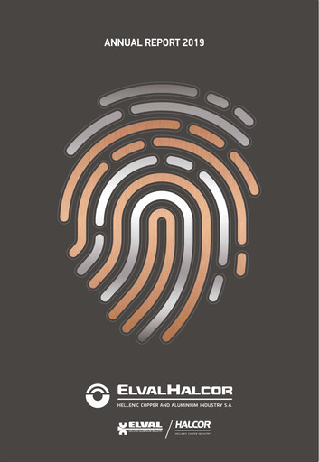 Thumbnail Elvalhalcor Hellenic Copper and Aluminium Industry Annual Report 2019