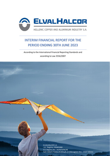 Thumbnail Elvalhalcor Hellenic Copper and Aluminium Industry Half-year Report 2023-h1