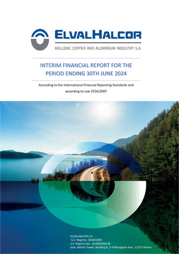 Thumbnail Elvalhalcor Hellenic Copper and Aluminium Industry Half-year Report 2024-h1