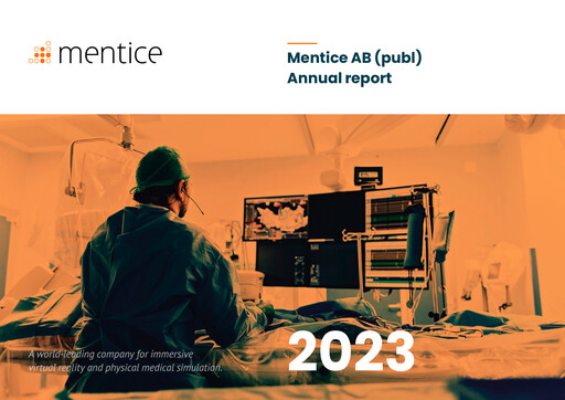 Thumbnail Mentice AB Annual Report 2023