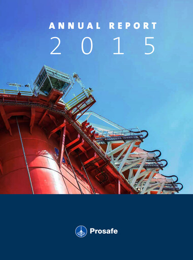 Thumbnail Prosafe SE Annual Report 2015