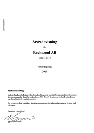 Thumbnail Flat Capital AB Annual Report 2019