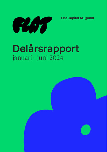 Vorschaubild Flat Capital AB Halbjahresbericht 2024-h1