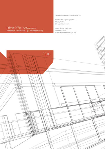 Thumbnail Prime Office A/S Annual Report 2010