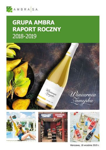 Thumbnail Ambra Annual Report 2018-2019