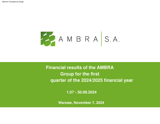 Thumbnail Ambra Quarterly Report 2024-q1