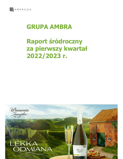 Thumbnail Ambra Quarterly Report 2022-2023-q1
