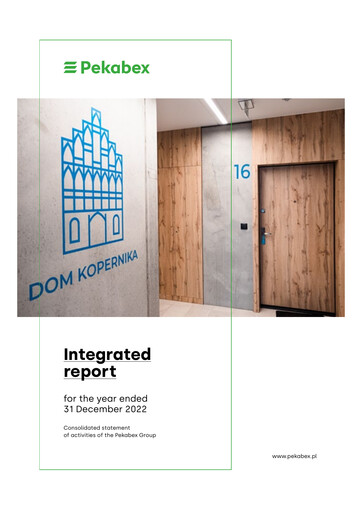 Thumbnail Pekabex Annual Report 2022