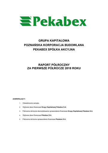 Thumbnail Pekabex Half-year Report 2018-h1