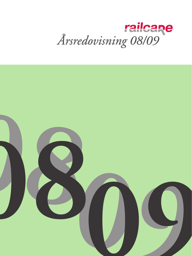 Thumbnail Railcare Group AB Annual Report 2008