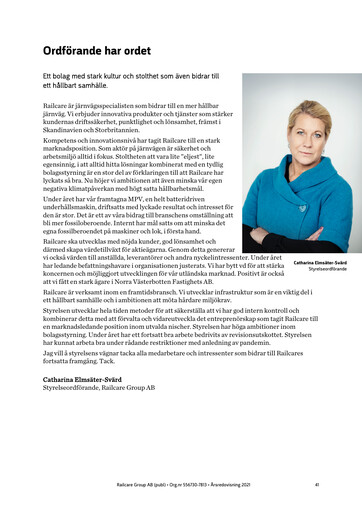 Thumbnail Railcare Group AB Financial Statement 2021