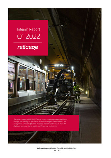 Thumbnail Railcare Group AB Quarterly Report 2022-q1
