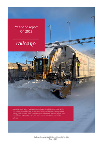 Thumbnail Railcare Group AB Quarterly Report 2022-q4
