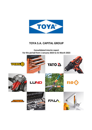 Thumbnail TOYA S.A. Quarterly Report 2023-q1