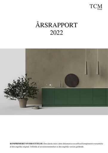 Miniature TCM Group A/S Rapport annuel 2022