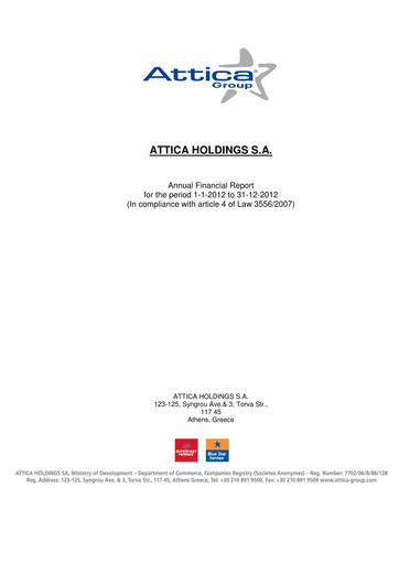 Thumbnail Attica Holdings Financial Statement 2012