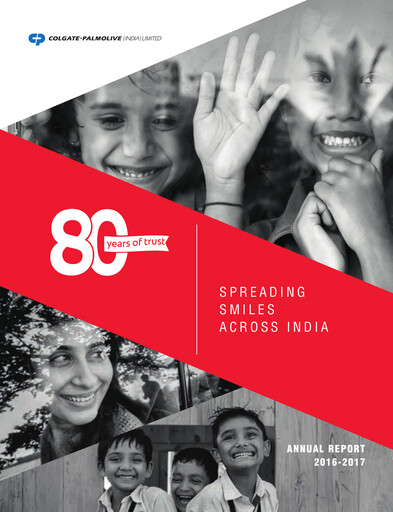 Thumbnail Colgate-Palmolive India Annual Report 2016-2017
